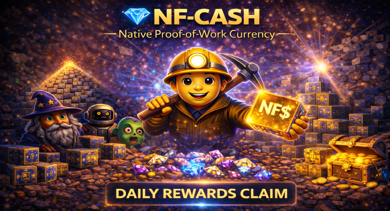 NF-CASH — Native Proof-of-Work Currency